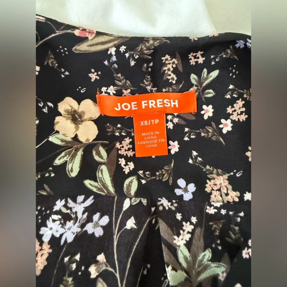 Joe fresh Floral Black Dress - Picture 4 of 12